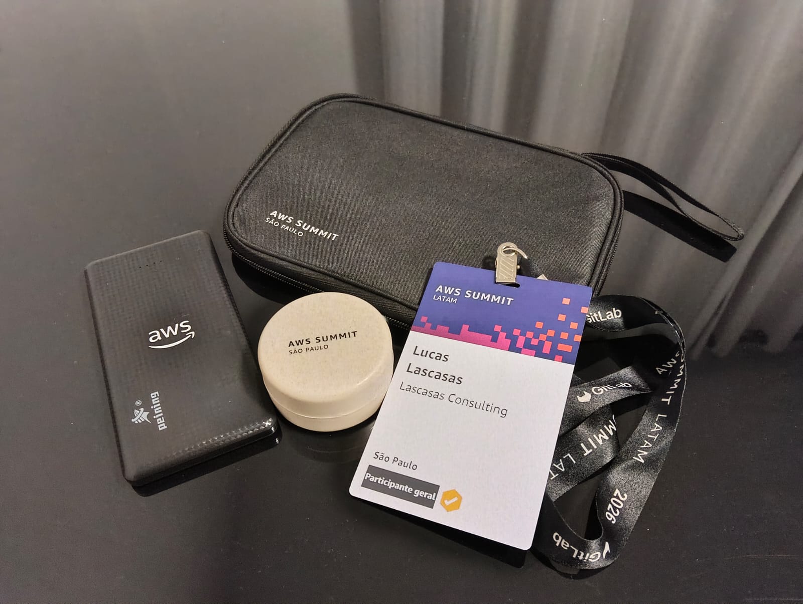 Kit de participante do AWS Summit 2026